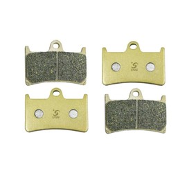 S SYUU High-Performance Reliable Motorcycle Front Rear Brake Pads Set Kit Compatible with Yamaha Yzfr1 Yzf-R1 YZF R1 2015 2016 - Low Noise, Easy Installation FA380F FA436R