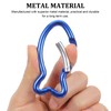 BESPORTBLE Pack of 10 Stainless Steel Carabiners: High Performance Spring