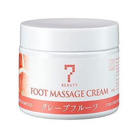 SEVEN BEAUTY Foot Massage Cream, Grapefruit, 15.9 oz (450 g), Foot Cream, Foot Cream, Heel Cream, For Foots, Foot Creme, Foot Care, Commercial Use, Foot Massage, Cream, Large Capacity,