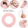 6 Rolls Eyelash Tape,Adhesive Fabric Eyelash Extension Tape,Breathable Micropore Fabric