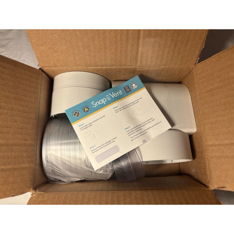 ZIGGURAT STV-M Easy DIY Clothes Dryer 4” Duct Vent Hookup