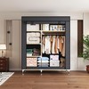 ArluKin Portable Wardrobe Closet Durable and Easy to Assemble Heavy