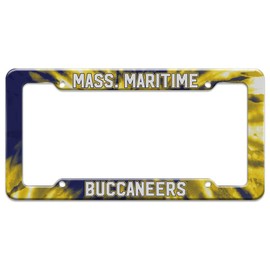 GRAPHICS & MORE Massachusetts Maritime Academy Tie-Dye License Plate Tag Frame