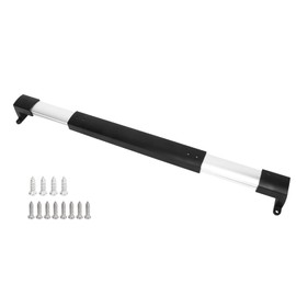 RV Screen Door Cross Bar Screen Door Assist Support Bar, Sturdy Aluminum Door Push Bar for RV Door, Adjustable 21-5/8in to 28-5/8in Door Grip Bar Handle for Motorhome Trailer