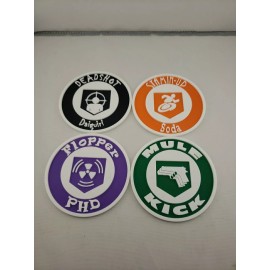New 3D Printed Call Of Duty Black Ops 3 Zombie Perk Coasters - 4 Pack -