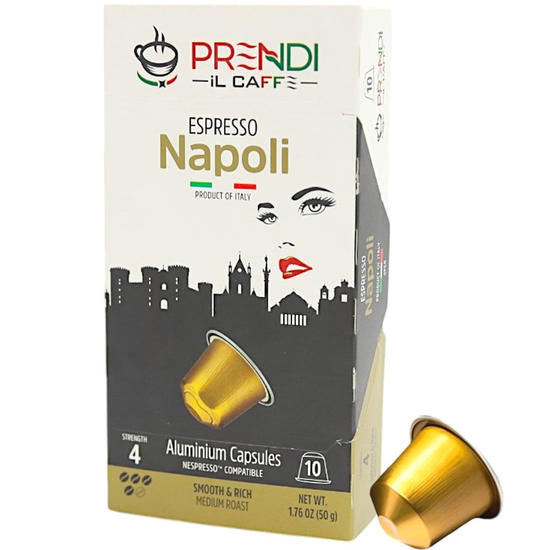 Prendi iL Caffe-Aluminium Capsules Prendi Espresso Napoli Medium Roast -