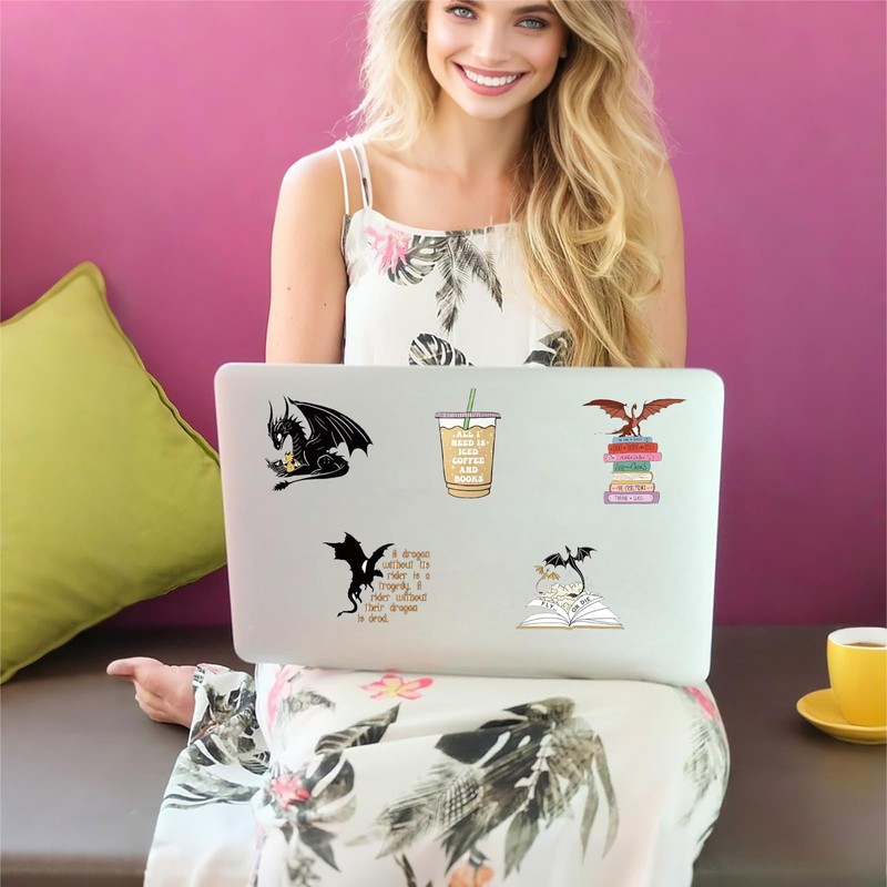 Book Stickers for Kindle, Laptop Sticker Pack