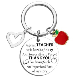 Teacher Appreciation Gifts for Women Best Teacher Keychain Teacher Gifts for Women End of Year Teacher Gifts Teacher Retirement Gifts for Women Birthday Gifts for Teacher Thank You Gifts for Women