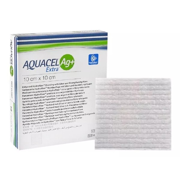 Convatec Aquacel Ag + Extra Apósito 10x10 Ref. 413567 1 Pieza Sola