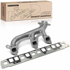 A-Premium Front Exhaust Manifold Kit W/Gaskets & Bolts & Nuts [OHV 6Cyl 4.0L] Compatible with Jeep WJ Series Grand Cherokee 1999-2004, Cherokee 2000-2001, TJ/Wrangler 2000-2006