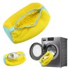 Generic Laundry Bag Yellow 1PCS Zipper Mesh Bag for Washing