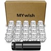 M12x1.5 Lug Nuts Set, Chrome OEM Factory Style Wheel Lug