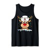 Reindeer Nurse Xmas Nursing Scrub Tops Christmas Pajamas Tank Top