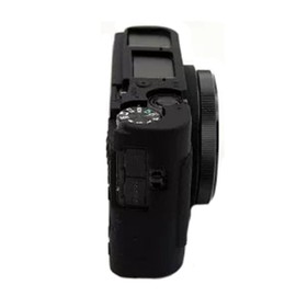 kinokoo SONY ソニー DSC-RX100M1/M2/M3/M4/M5/M6/M7 デジタルカメラ専用 シリコンカバー カメラケース RX100Mシリーズカメラカバー (BK)