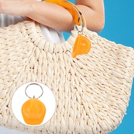 jojofuny Construction Party Favors, Pack of 4 Miniature Construction Helmet, Small Safety Hat, Keyring for Children, Birthday Party Gifts, Prizes Accessories, Construction Theme, Yellow