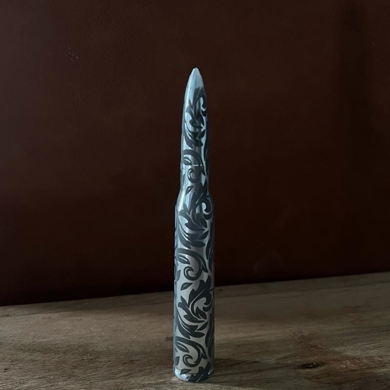(NOT REAL BULLET) Custom Etched Bullet Antenna for Any Truck