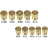 RedCap Set of 10psc CVK Carburetor Main Jets for GY6