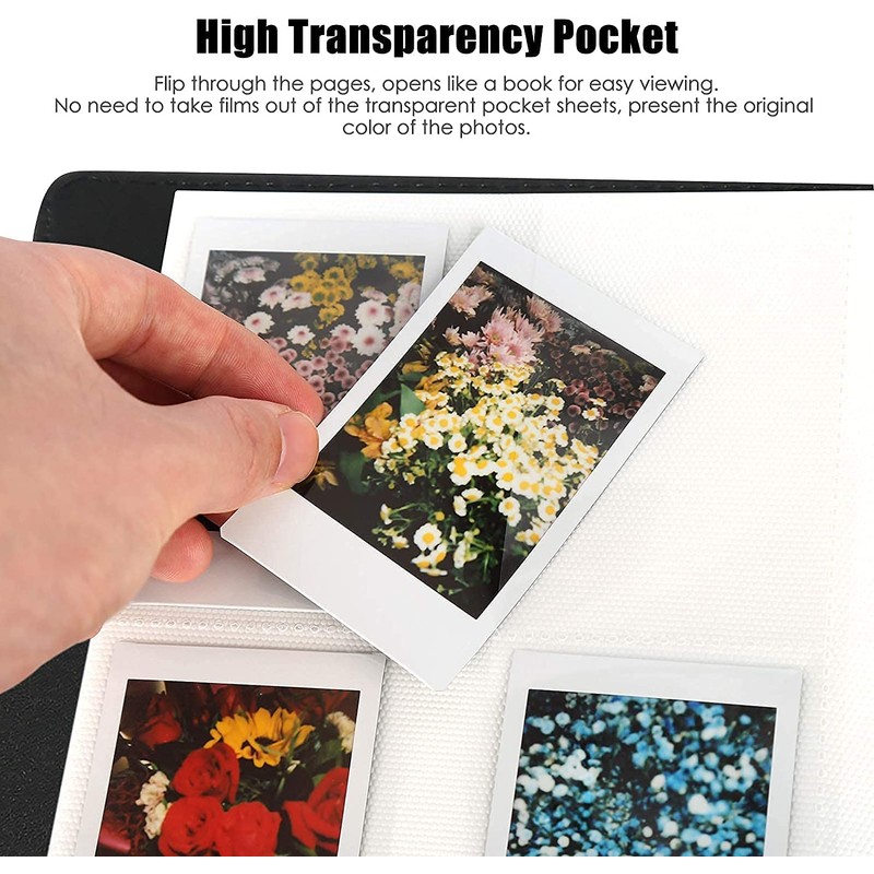 256 Pockets Mini Photo Album with Camera Case for Instax