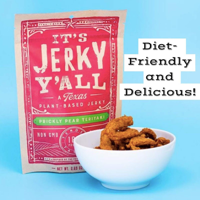 It's Jerky Y'all Vegan Jerky TERIYAKI - High Protein, Low