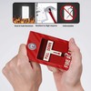 Fire Alarm Printed Blank Cover Wall Plate 1-Gang,Decorative Single Blank