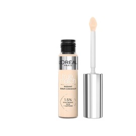 L'Oréal Paris Concealer for a Natural Radiant, Moisturising and Plumping, Face Makeup with Hyaluronic Acid and Caffeine, True Match Radiant Serum Concealer 1.5N, 11 ml