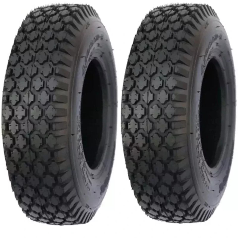 justube (Two) 4.10/3.50-6 4.10/3.50x6 410/350-6 Stud Tubeless 4 PR Heavy