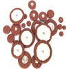 Andoer Saxophone Sax Leather Pads Replacement (for Alto Saxophone)