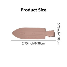 No Crease Hair Clips, 6Pcs Creaseless Hair Pins, No Bend Hair Clips for Styling, Cute Duck Billed Hair Clips, Matte Barrettes Hairpin Accessories for Women Girls Hair Styling, Makeup Application