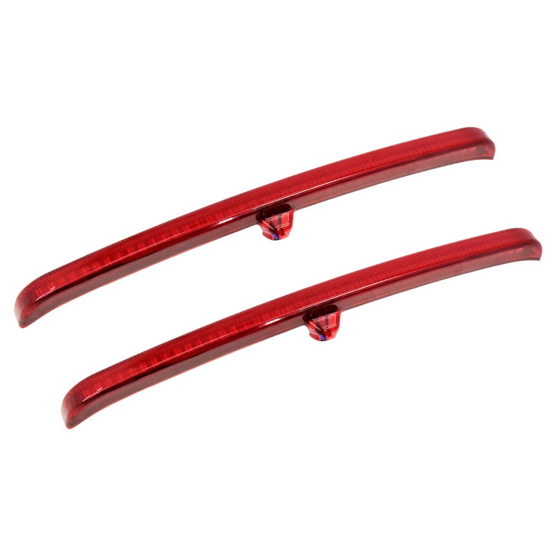 YHMTIVTU Red LED Fender Blades Brake Running Tail Light Fit