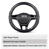 Ergocar Sport Carbon Fiber & First Layer Cowhide Car Steering