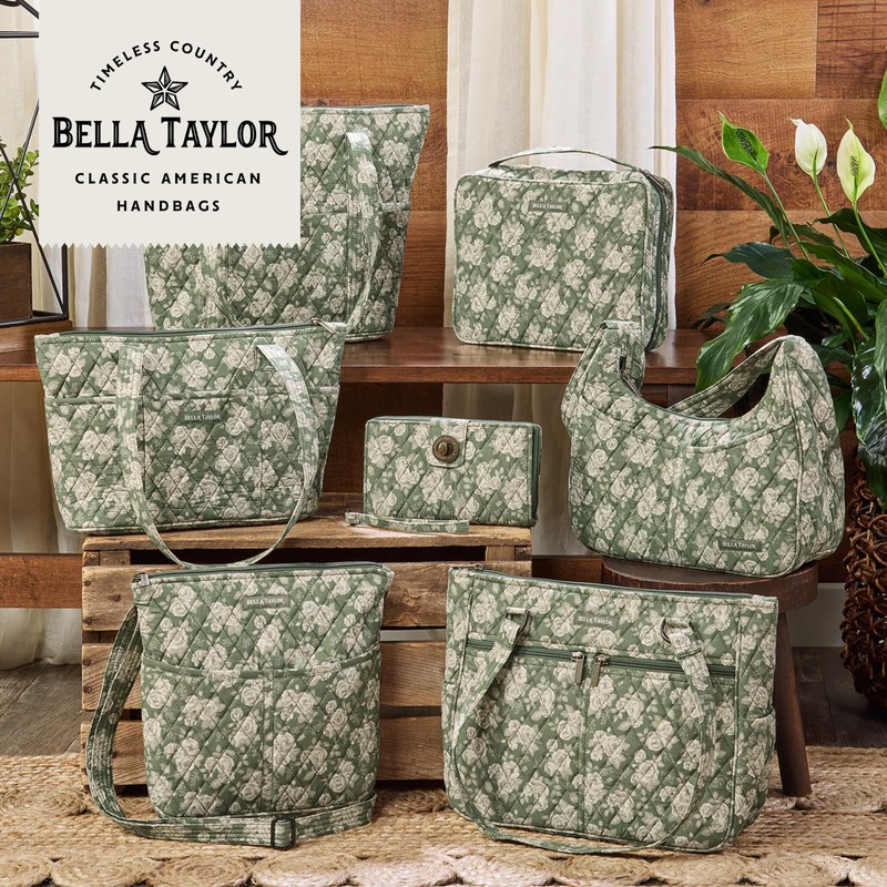 Bella Taylor Quilted Bible Cover for Women - Large Study