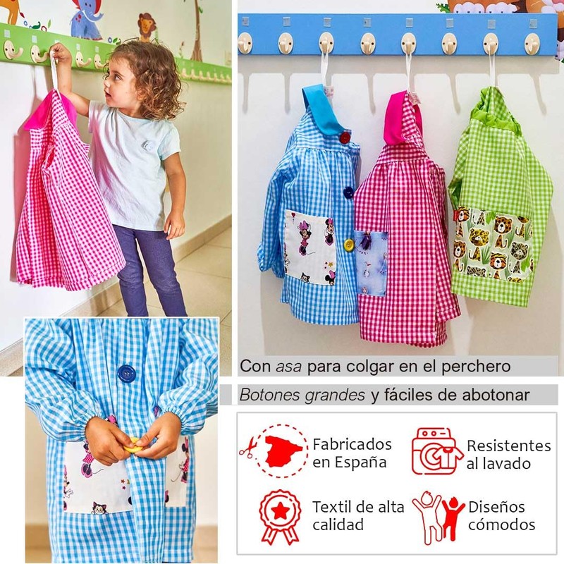 KLOTTZ Children's Painting Apron for Nursery., Pistacho