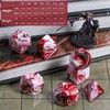 CiaraQ DND Polyhedral Dice Set with a Black Dice Bag