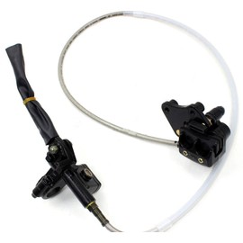 TDR Hydraulic Master Cylinder Caliper Brake System for 110cc 125cc 140cc 150cc PIT PRO Trail Dirt Bike, Front Disc Brake Master Cylinder with Pads