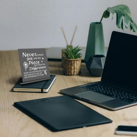 Never Forget You Are The Piece That Made The Difference - Going Away Gift for Coworker, Boss, Leader, Friends - Office Retirement Appreciation, Home Office Desk Sign XBZ175