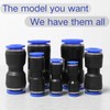 9 mm Pneumatic Connectors Pneumatic Connector Push In Quick Coupling