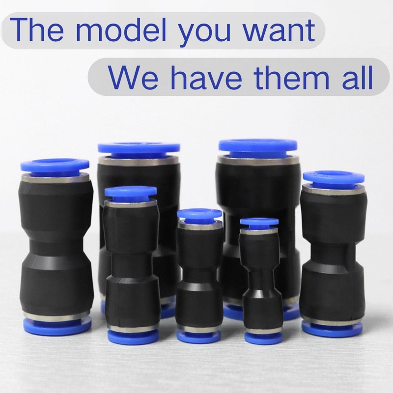 9 mm Pneumatic Connectors Pneumatic Connector Push In Quick Coupling