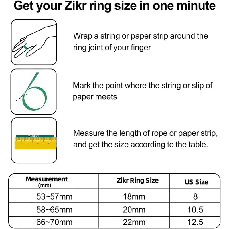 YUENTOEN Finger Tally Counter Clicker, Digital Tally Counter Ring with