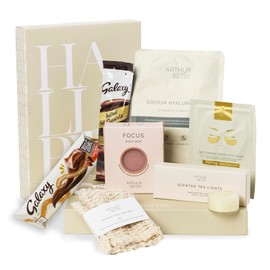 Hallby Hug In A Box, Pamper gift box, Relaxation Gifts For Women, Self Care Pamper Hamper, Birthday Gifts For women, Gifts for her, Pamper Spa Gift Set Friend Pamper