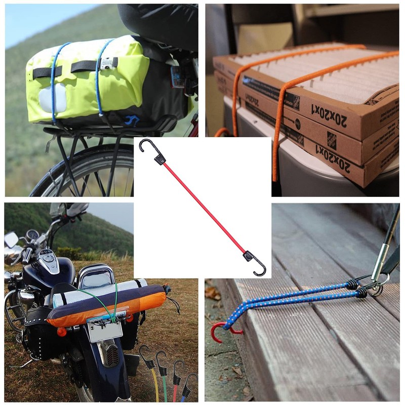 Tie Down Straps for Cargo Elastic Cord Bicycle Bike Carry