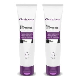 2 Gel Cicatricure 60g Desvanece Cicatrices En Cara Y Cuerpo Mixta Día/noche