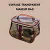 Large Capacity Makeup Bag, 1 Count Waterproof Transparent Travel Organizer,
