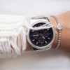 ASHMITA Pulsera de cadena ajustable para mujer, circonita cúbica, oro