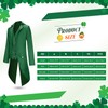 Geyoga St Patrick's Day Outfit Leprechaun Costumes Gothic Vintage Steampunk