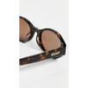 Quay Women's Aura Points Sunglasses, Neutral Tort/Brown, One Size