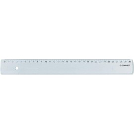 CONNECT Lineale Lineal 30cm Kunststoff transparent