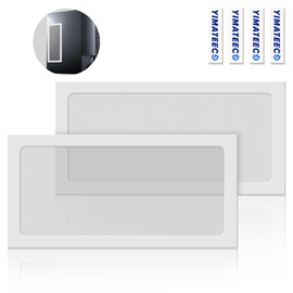 YIMATEECO Dust Filter PC Fan Cover 240 mm for Computer Cooler Fan / Power Supply / Router, Nylon 80 Meshes, Magnetic Frame, PC Fan, Dust Protection (Nylon, 120 x 240 mm, Pack of 2, White)