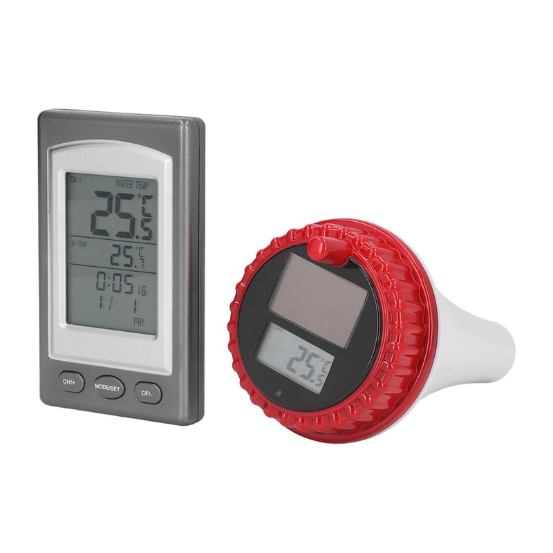Wireless Swimming Pool Thermometer Solar Powered Floating Water Thermometer with