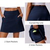 PINSPARK Golf Skirts for Women Tummy Control Tennis Skorts Skirt