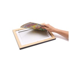 Creative Picture Frames [8.5x11bk-w] Black Theatre Frame with White Matting, Holds 5.5x8.5-inch Media with Installed Hanger and Stand (Theatre Bill Not Included)